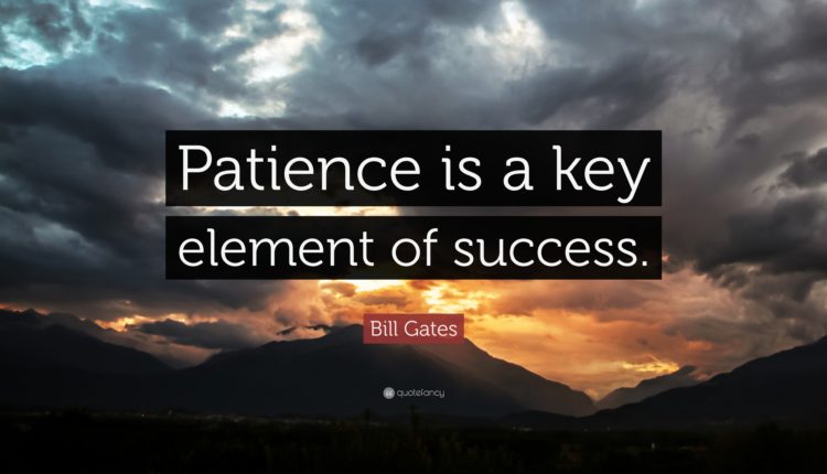 Who has Patience?
