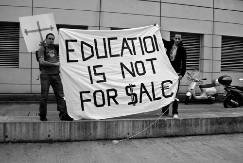The privatisation of education is a growing  and complex issue