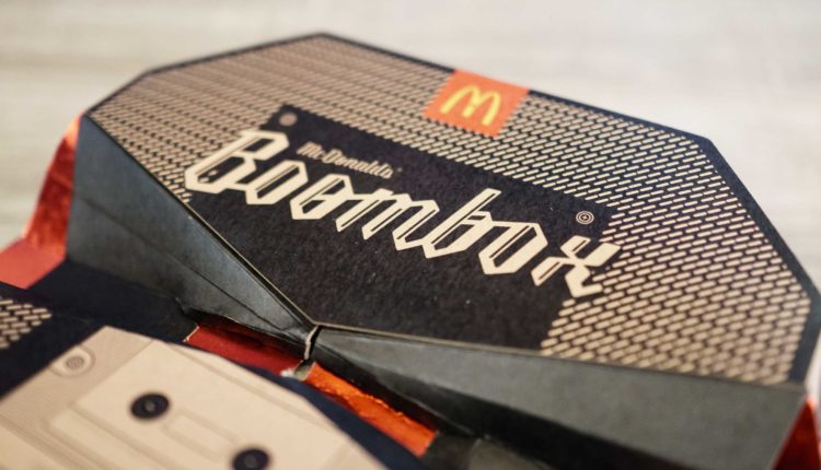 MCDonald’s  Boombox : Cup holder that becomes a speaker!