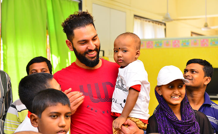 YUVRAJ SINGH DEDICATES HIS VICTORY TO CANCER SURVIVORS